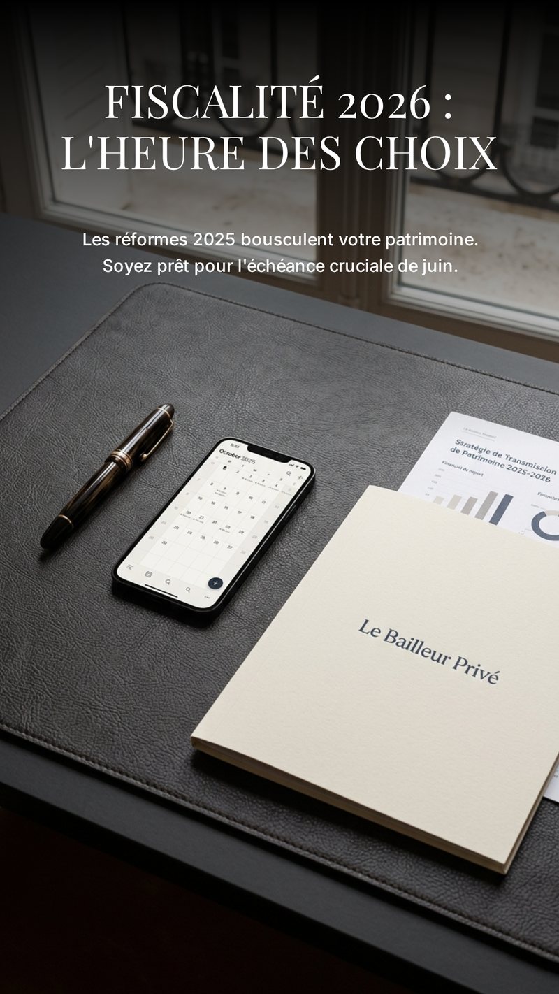 Fiscalité 2026 : l'heure des choix patrimoniaux